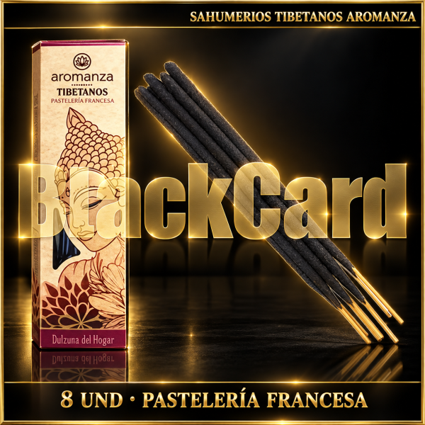 SAHUMERIOS TIBETANOS CAJA X8 PASTELERIA FRANCESA (DELICIOSAS TARDES)