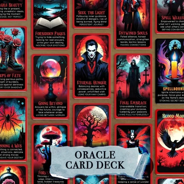 CARTAS DEL ORACULO BLOOD MOON - Imagen 3