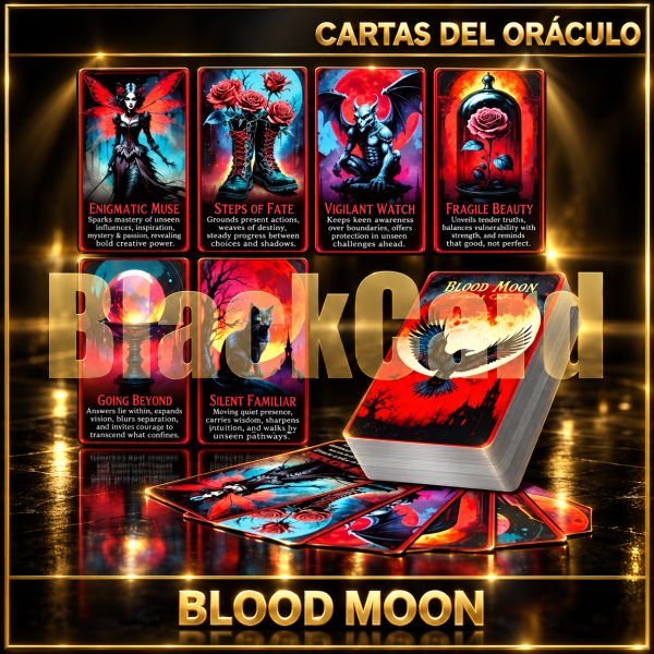 CARTAS DEL ORACULO BLOOD MOON