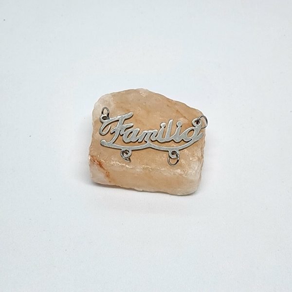 DIJE PERCHA PARA DOS "FAMILIA" (A.Q)