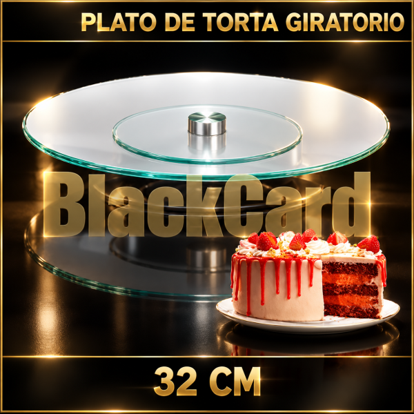 PLATO DE TORTA GIRATORIO 32CM