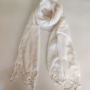 CHALINA LISA CON FLECOS (BLANCO)