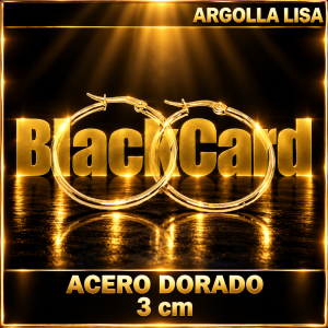 ARGOLLA LISA (3CM) (ACERO DORADO)
