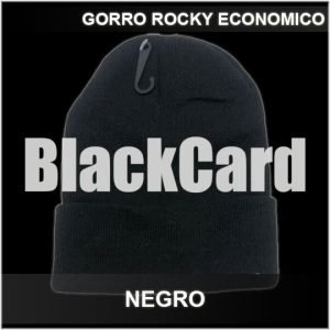 GORRO ROCKY NEGRO ECONOMICO (NB-385A)
