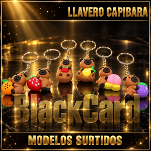 LLAVERO CAPIBARA - FRUTAS (MODELO SURTIDO)