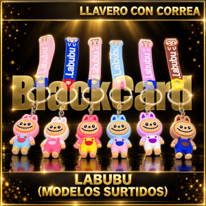 LLAVERO LABUBU CON CORREA (COLOR SURTIDO)
