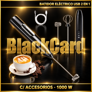 BATIDOR ELÉCTRICO USB 2 EN 1