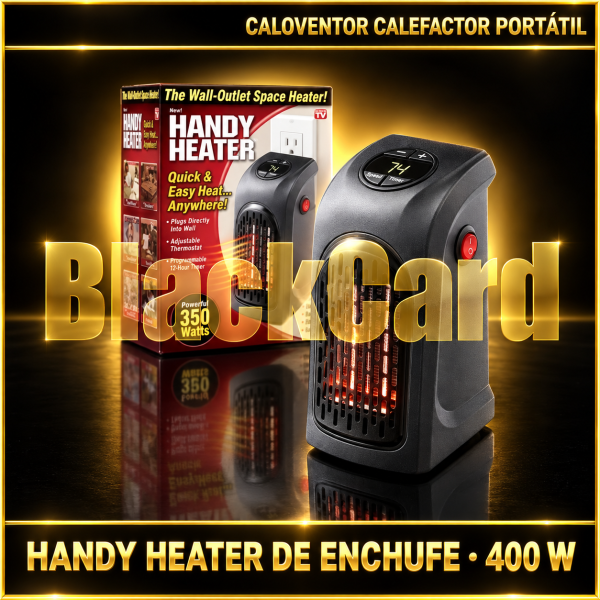 CALOVENTOR CALEFACTOR PORTATIL HANDY HEATER DE ENCHUFE 400W