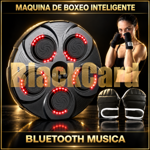 MAQUINA DE BOXEO INTELIGENTE BLUETOOTH MÚSICA