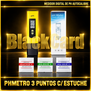 MEDIDOR DIGITAL DE PH AUTOCALIBRE PHMETRO 3 PUNTOS C/ESTUCHE