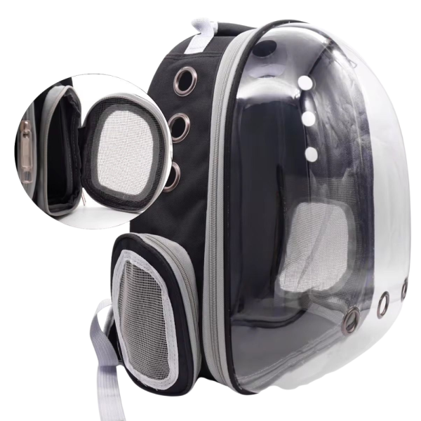MOCHILA PARA LLEVAR MASCOTAS C/VISOR - Imagen 2