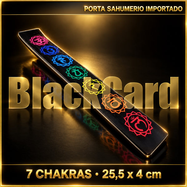 PORTA SAHUMERIO IMPORTADO 7 CHAKRAS