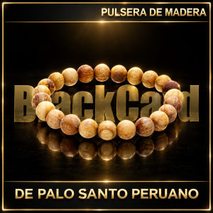 PULSERA DE MADERA DE PALO SANTO PERUANO