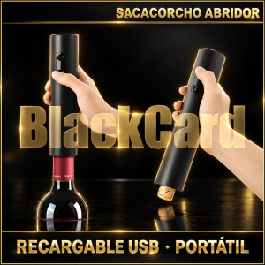 SACACORCHO ABRIDOR RECARGABLE PORTATIL