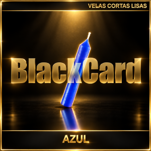 VELAS CORTAS LISAS - AZUL