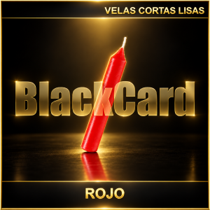 VELAS CORTAS LISAS - ROJO