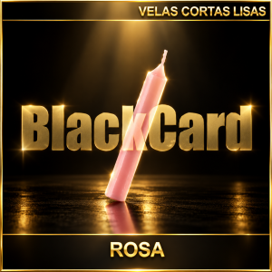 VELAS CORTAS LISAS - ROSA