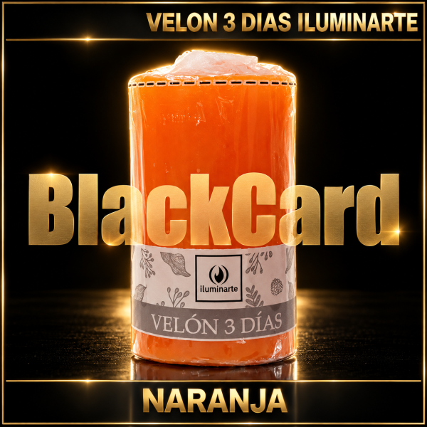 VELON 3 DIAS ILUMINARTE - NARANJA