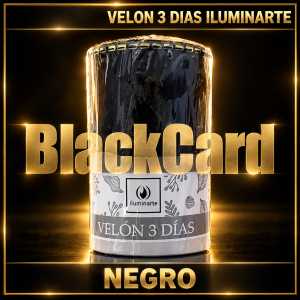 VELON 3 DIAS ILUMINARTE - NEGRO