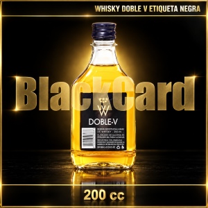 WHISKY DOBLE V ETIQUETA NEGRA x200cc