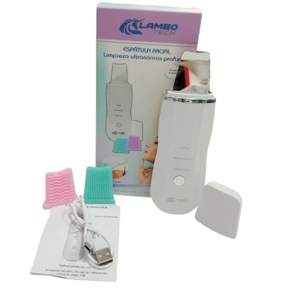 ESPATULA FACIAL ULTRASONICA LIMPIEZA PEELING - Imagen 2