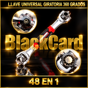 LLAVE UNIVERSAL GIRATORIA 360 GRADOS 48 EN 1