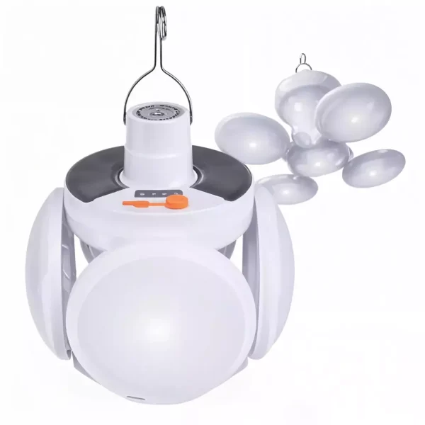 LAMPARA SOLAR COLGANTE FLOR RECARGABLE SOLAR - Imagen 2