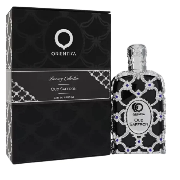 PERFUME ARABE ORIENTICA OUD SAFFRON NEGRO 100ML