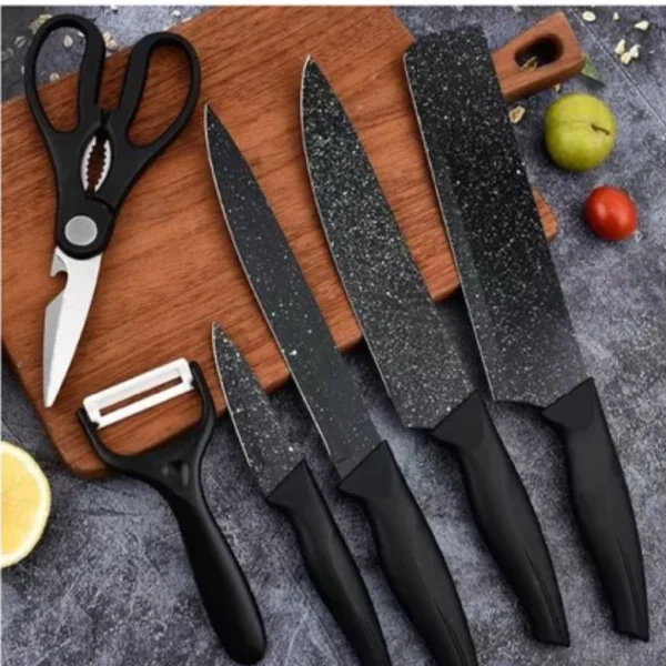 SET DE 6 PIEZAS DE CUCHILLOS PROFESIONALES - Imagen 2