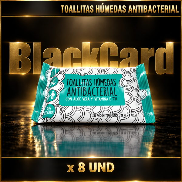 TOALLITAS HÚMEDAS ANTIBACTERIAL