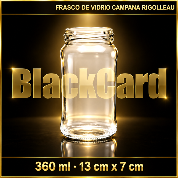 FRASCO DE VIDRIO CAMPANA 360ML RIGOLLEAU (ALTO)