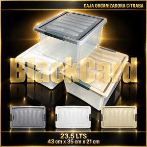 CAJA ORGANIZADORA C/TRABA 23.5 LTS