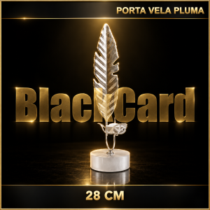 PORTA VELA PLUMA 28 CM