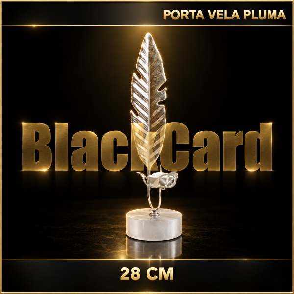 PORTA VELA PLUMA 28 CM