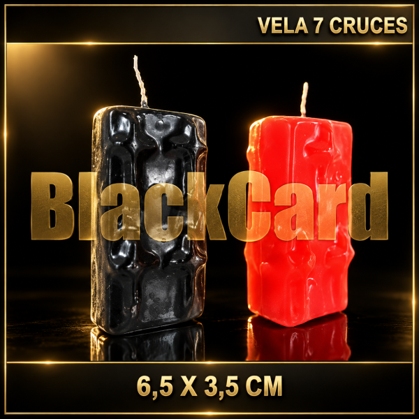 VELA 7 CRUCES 6.5 X 3.5 CM