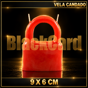 VELA CANDADO 9 X 6 CM