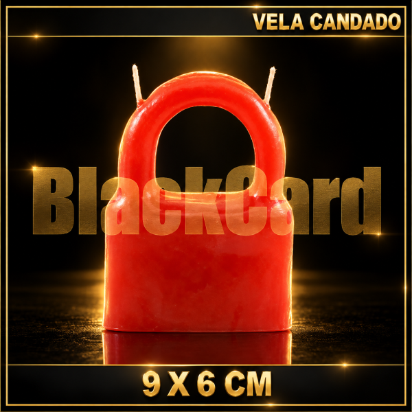 VELA CANDADO 9 X 6 CM