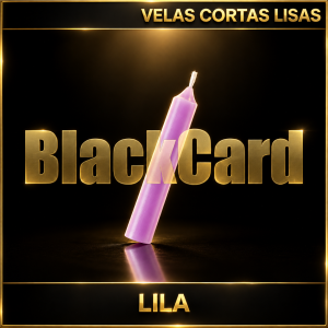 VELA CORTA LISA - LILA