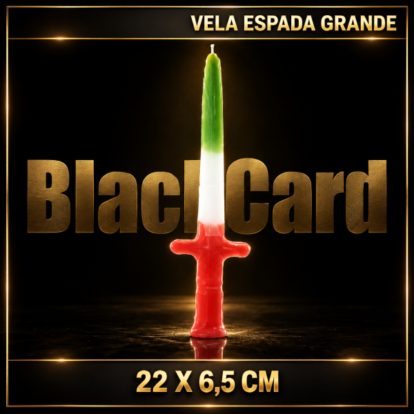 VELA ESPADA GRANDE 22 X 6.5 CM