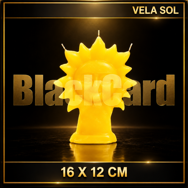 VELA SOL 16 X 12 CM