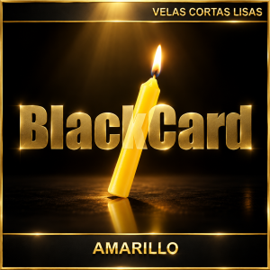 VELAS CORTAS LISAS - AMARILLO