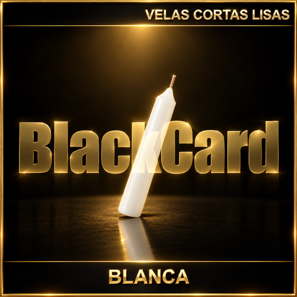 VELAS CORTAS LISAS - BLANCO