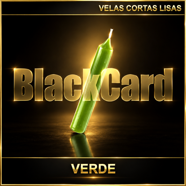 VELAS CORTAS LISAS - VERDE