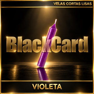 VELAS CORTAS LISAS - VIOLETA