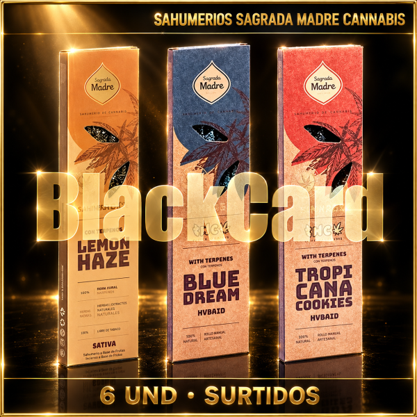 SAHUMERIOS SAGRADA MADRE CANNABIS - (SURTIDO)