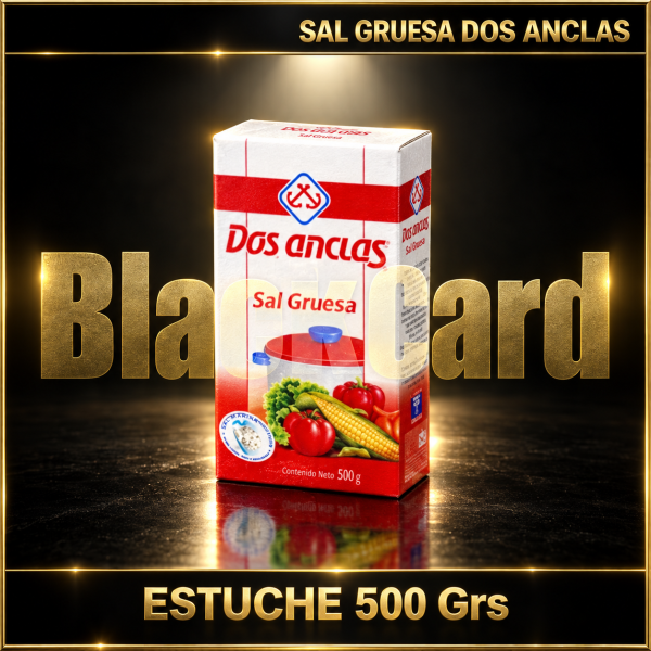 SAL GRUESA DOS ANCLAS ESTUCHE x 500 Grs