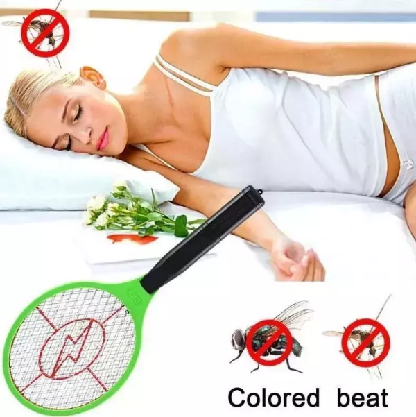 RAQUETA MATA MOSQUITOS RECARGABLE CON LINTERNA - Imagen 3