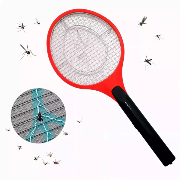 RAQUETA MATA MOSQUITOS RECARGABLE CON LINTERNA - Imagen 2