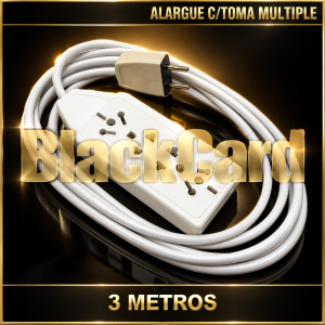 ALARGUE C/TOMA MULTIPLE 3 MTS