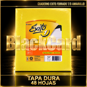CUADERNO EXITO E1 FORRADO UNIV T/D 48H AMARILLO